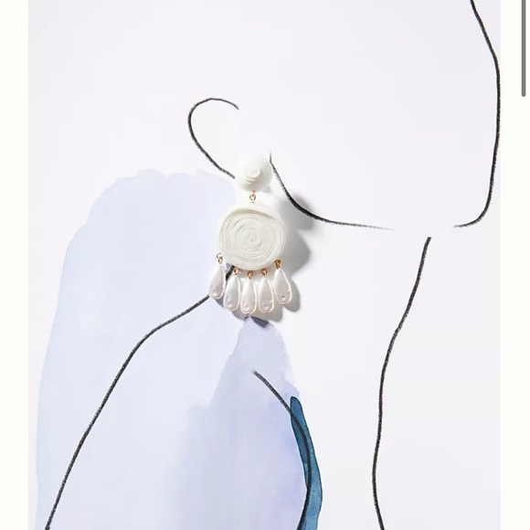 NWT lake life preppy circle drop earrings - Picture 3 of 5